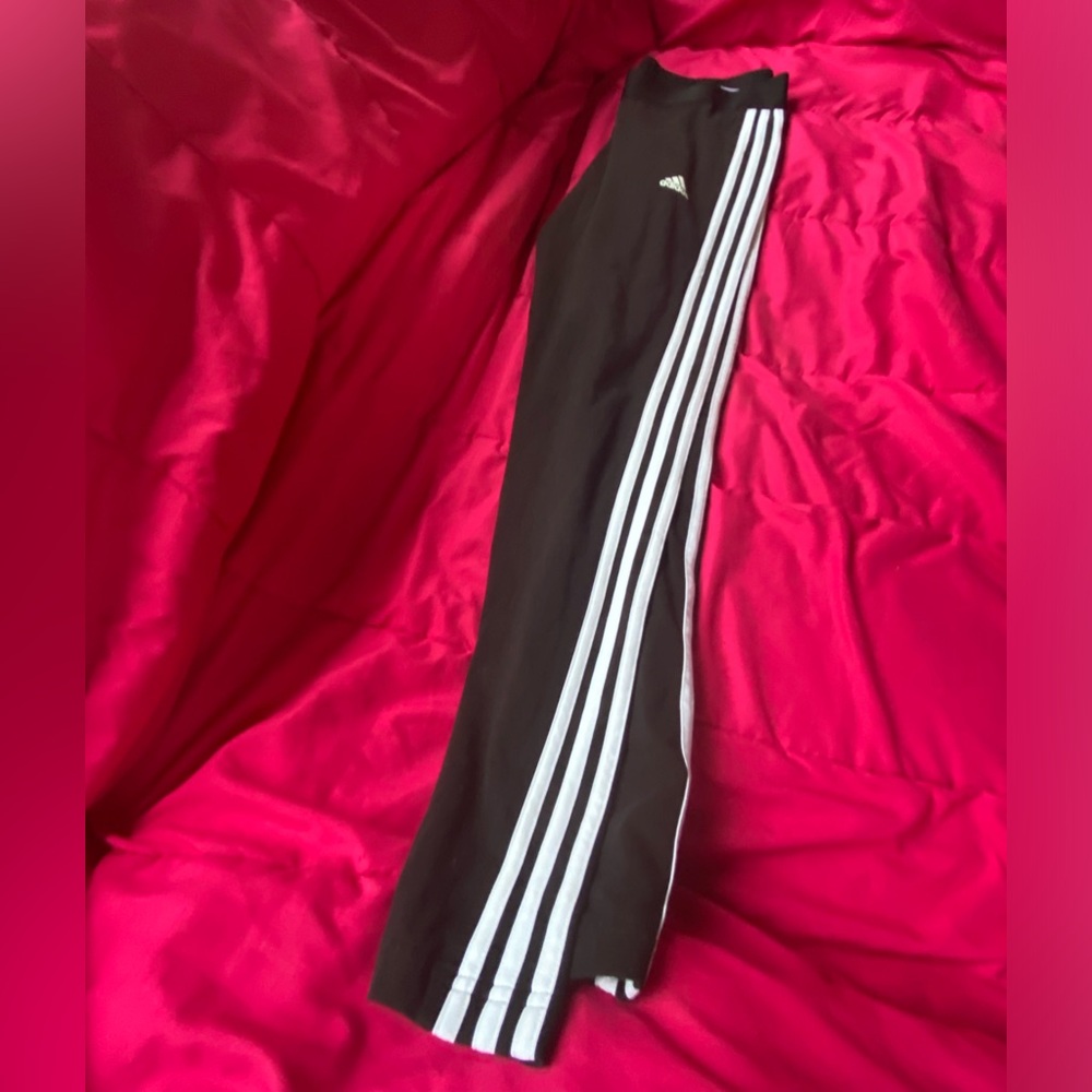 Adidas three striped high waist leggings